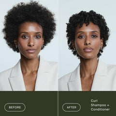 Living Proof curl conditioner pump and cap close-up highlighting user-friendly dispensing