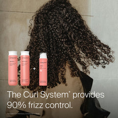 Living Proof curl conditioner 8 oz next to common items showing true size and travel friendliness