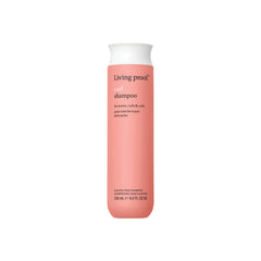 Living Proof front packaging showing bottle and branding, highlights product strength