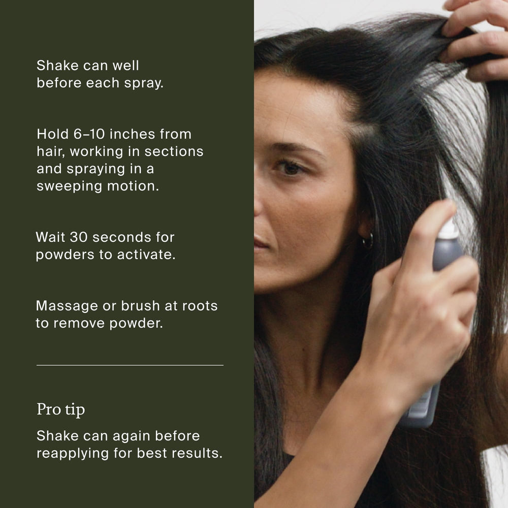 Living Proof bottle on bathroom shelf demonstrating daily routine freshness