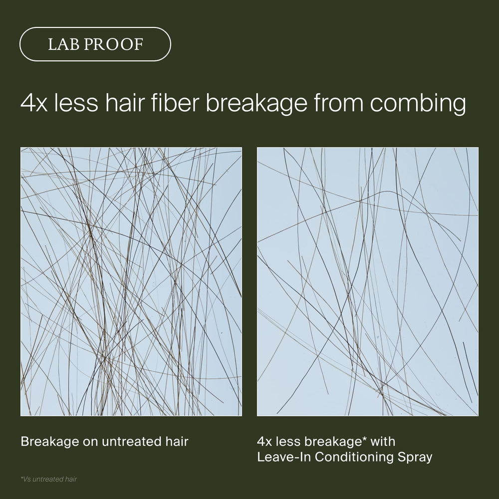 Living Proof label close-up revealing formula details and usage tips