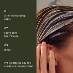 Living Proof before-and-after styling shot demonstrating reduced frizz benefit