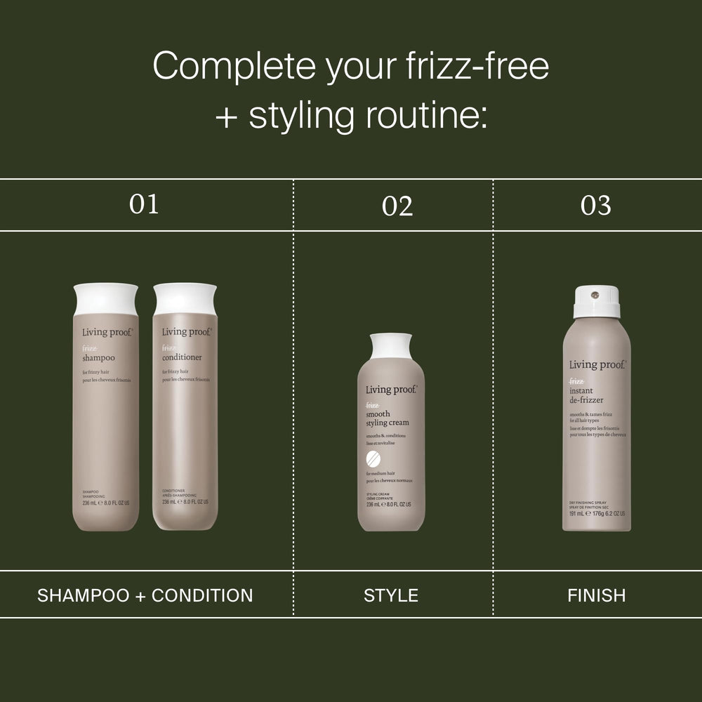 Living Proof finished hairstyle in lifestyle scene showing added shine