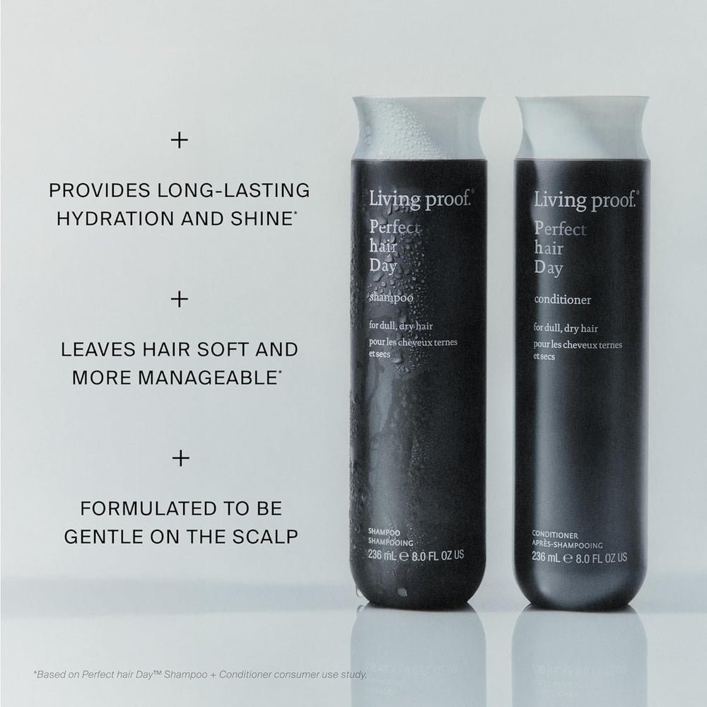 Living Proof creamy shampoo lather texture illustrating rich foaming action