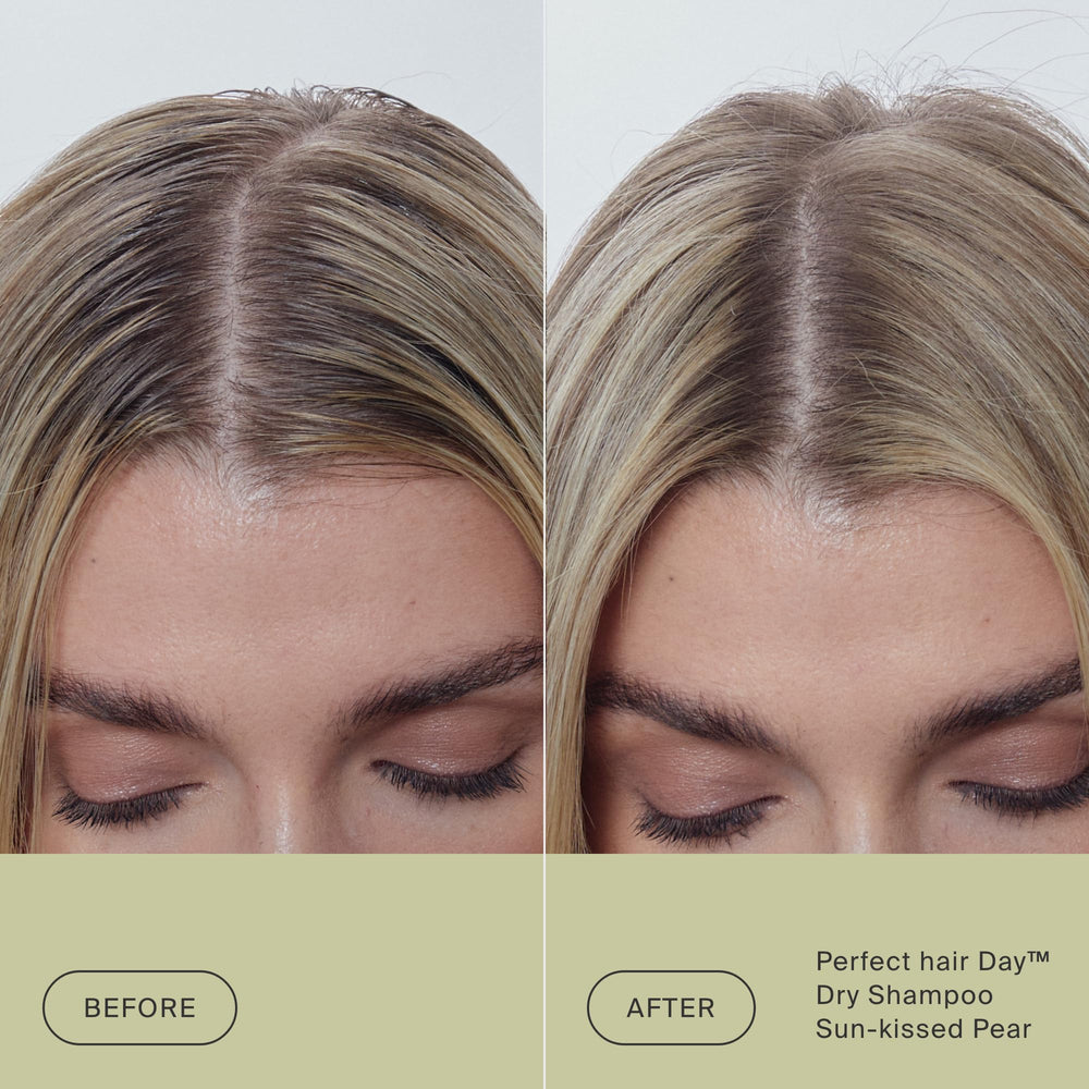 Living Proof spray nozzle close-up demonstrating precise, easy application benefit
