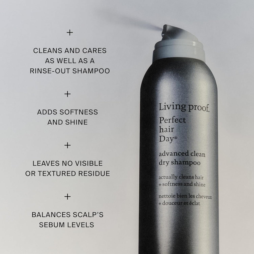 Living Proof fine texture close-up illustrating lightweight, residue-free finish