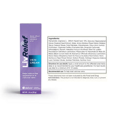 LivRelief tube in hand for scale showing portable 1.8 oz convenience