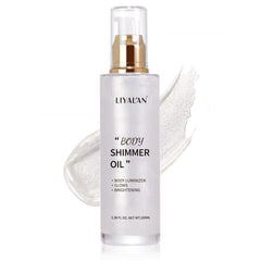 LIYALAN front bottle showing pearly highlighter and branding for clear product view and appeal