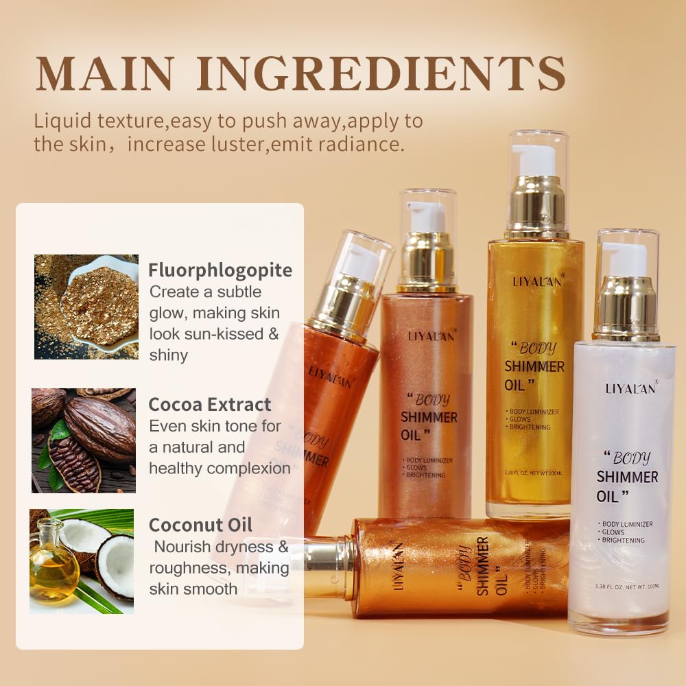 LIYALAN packaging label showing shade and clean ingredient info
