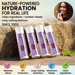 LizardLips being applied to lips demonstrating moisturizing, non-greasy benefit