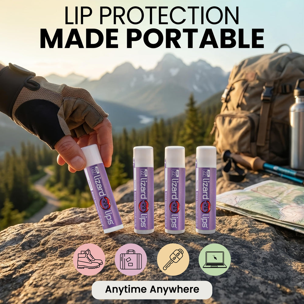 LizardLips with vanilla bean image highlighting natural flavor benefit