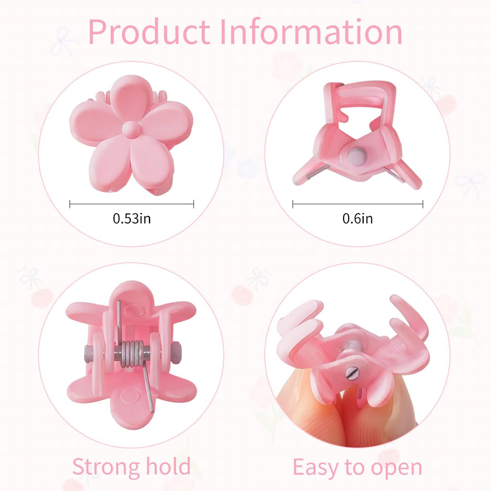 Lizioo close-up of matte-coated flower clip texture demonstrating smooth, snag-free finish