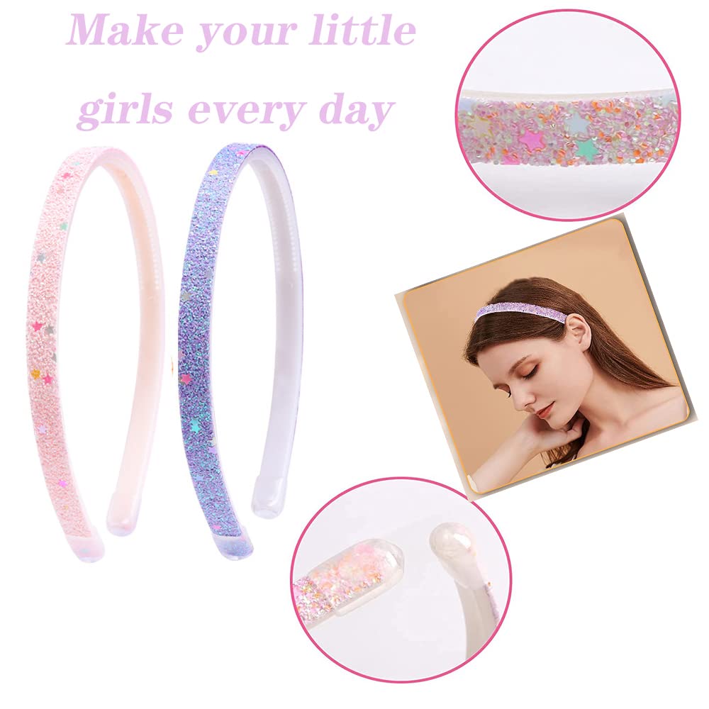 Lizioo heart-shaped glitter embellishment close-up showing secure attachment benefit