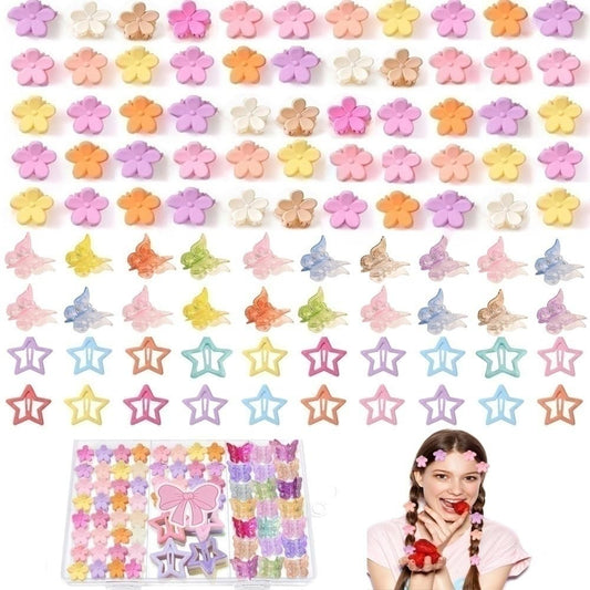 Lizioo front packaging showing whole 120 clip assortment and tidy storage