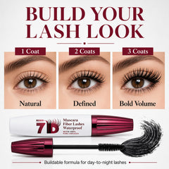 Lkdsoaf texture showing fibers that enhance lash thickness