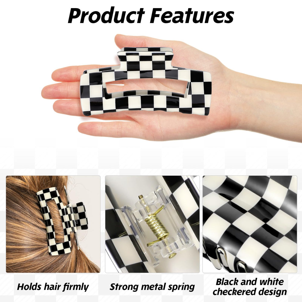 LLOUSSAK large rectangle clip side profile displaying strong spring for firm hold