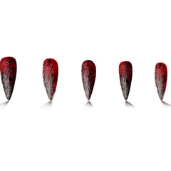 Lnulyaciy press-on nails worn at a Halloween party for instant glam