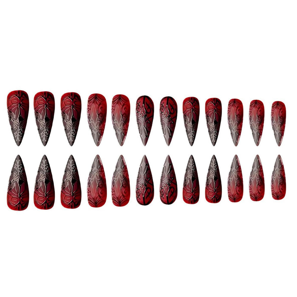 Lnulyaciy glossy black and red finish texture showing durable shine