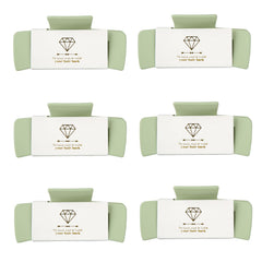 Loanzeg front packaging showing set of eight clips and gift card, elegant presentation benefit