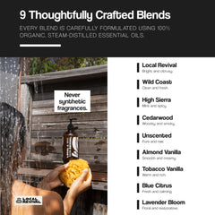 Local Revival label detail ingredients list displays clear, simple formulation