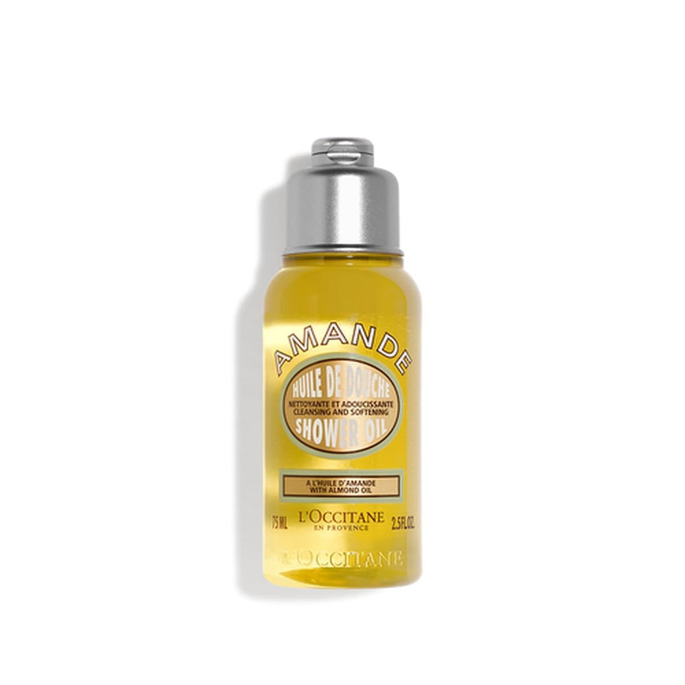 L'OCCITANE travel bottle front packaging showing compact size and design