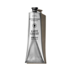 L'OCCITANE front tube showing label and fast-absorbing benefit