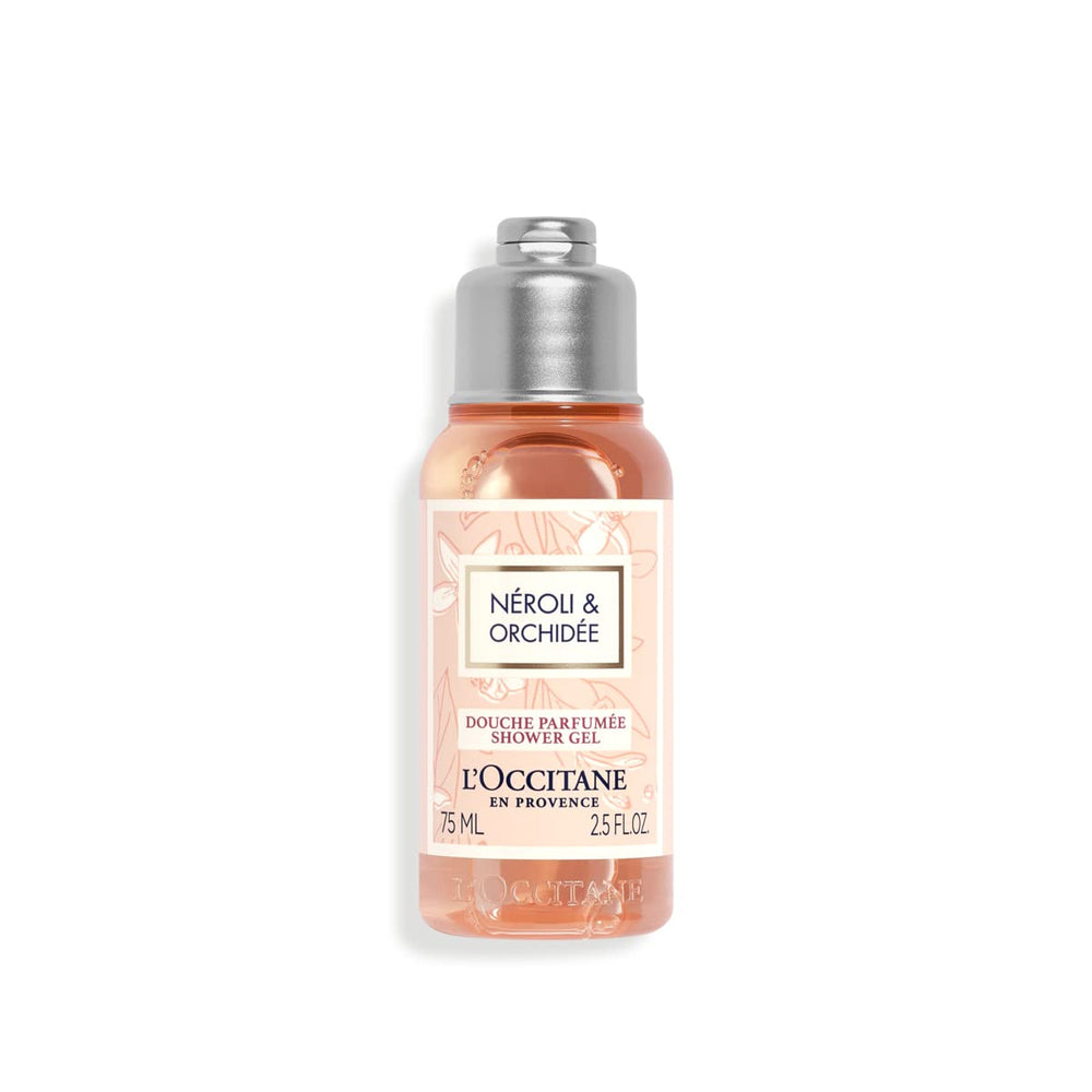 L'OCCITANE front bottle view showing label and travel size convenience