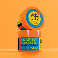 LOCK'N SLEEK label detail close-up reading key claims and ingredients clearly