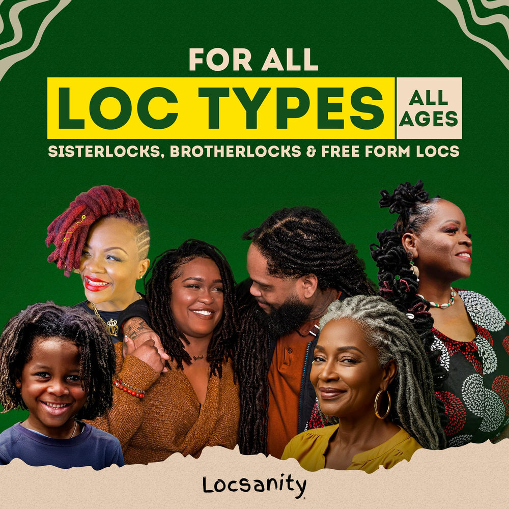 Locsanity being applied to scalp showcasing cooling relief and soothing benefit