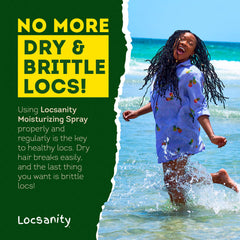 Locsanity rosewater and peppermint ingredients flat lay highlighting natural refresh
