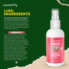Locsanity used outdoors refreshing locs with cooling scent and shine