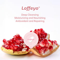 Loffeyo emulsified pod turning milky in hand for gentle rinseability