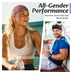 Loiluliy on runner keeping hair secure and eyes sweat-free