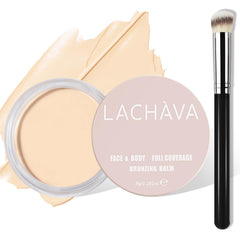 LOKFAR concealer pot front view showing compact packaging and coverage benefits