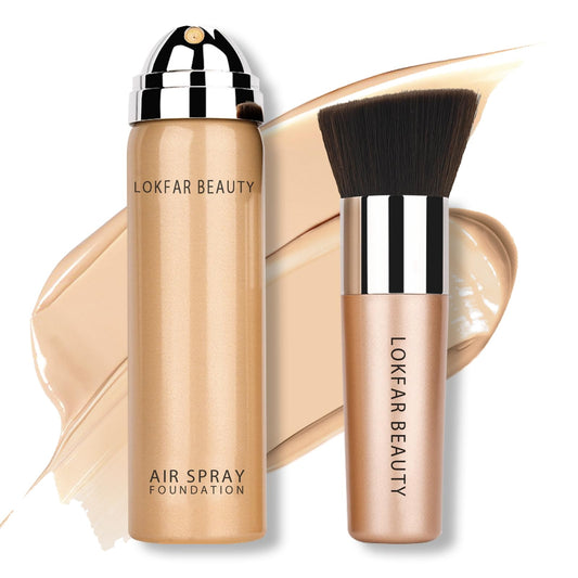LOKFAR front packaging showing spray bottle and brush, compact convenience