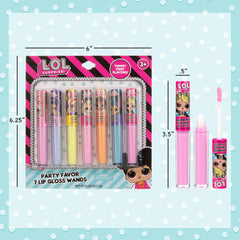 Close view of L.O.L. Surprise! label listing flavors, helps parents choose scents