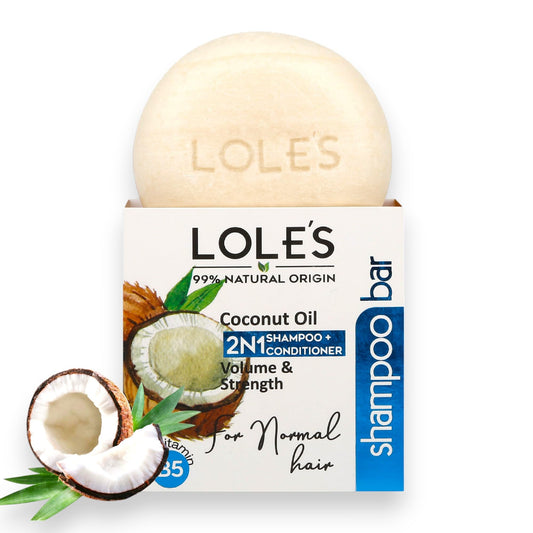 LOLE'S front packaging shot highlighting 2‑in‑1 travel benefit