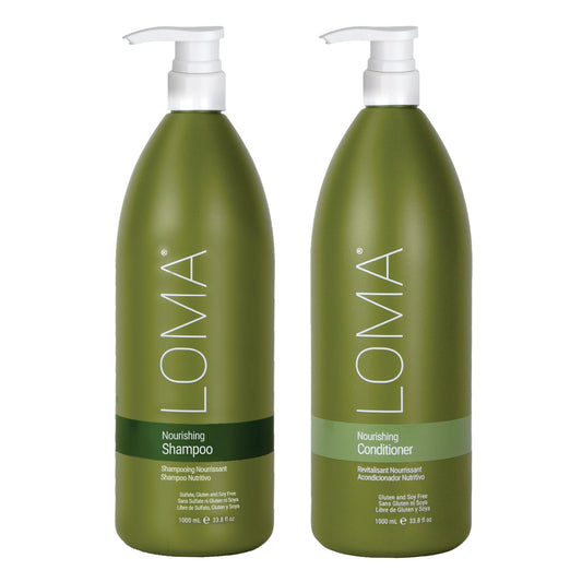 Loma duo front packaging showing both 33oz bottles and benefits