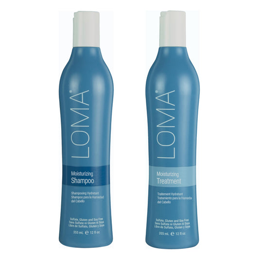 Loma front duo packaging showing both 12 fl oz bottles and product benefits