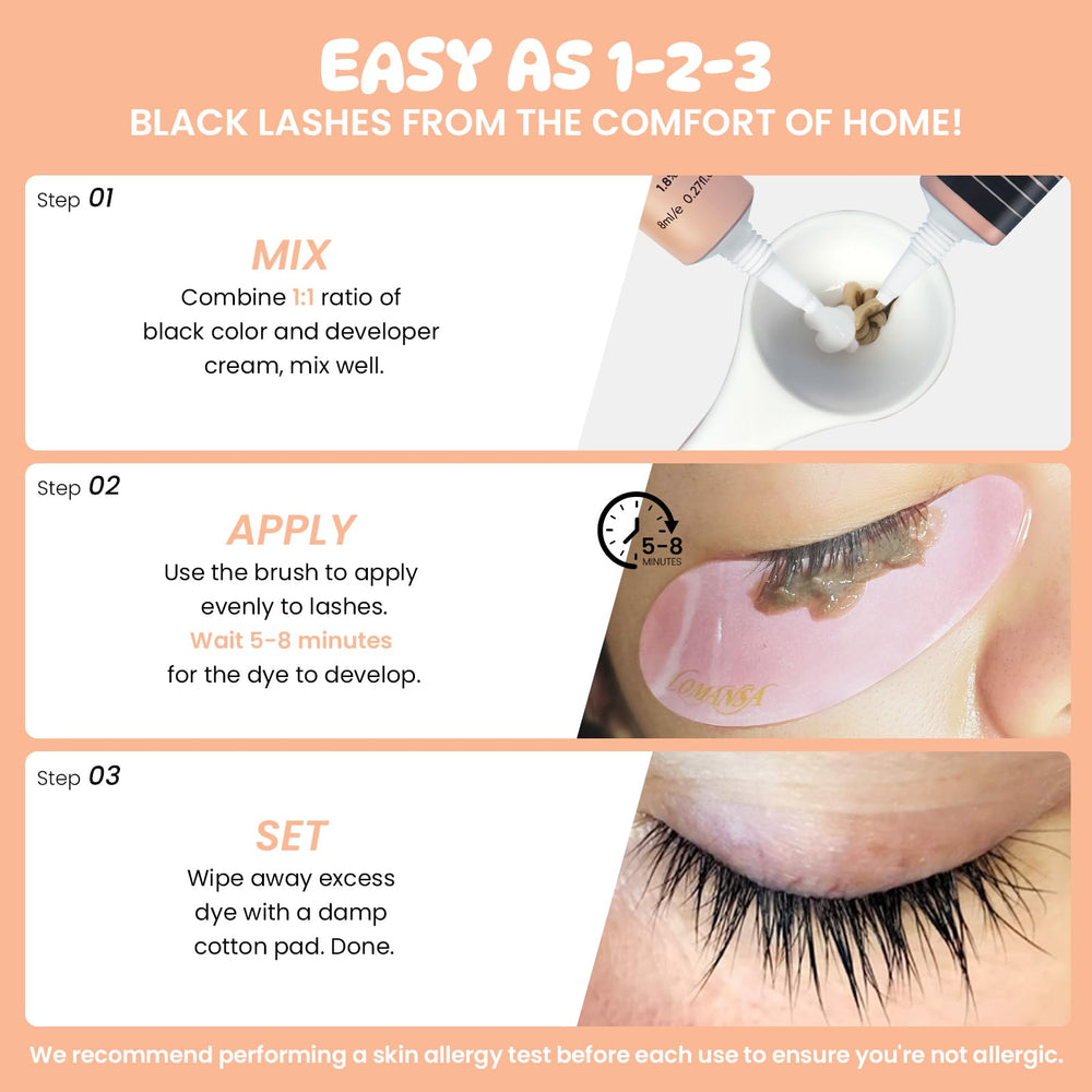Lomansa mixing brush and spoon for precise, mess-free application