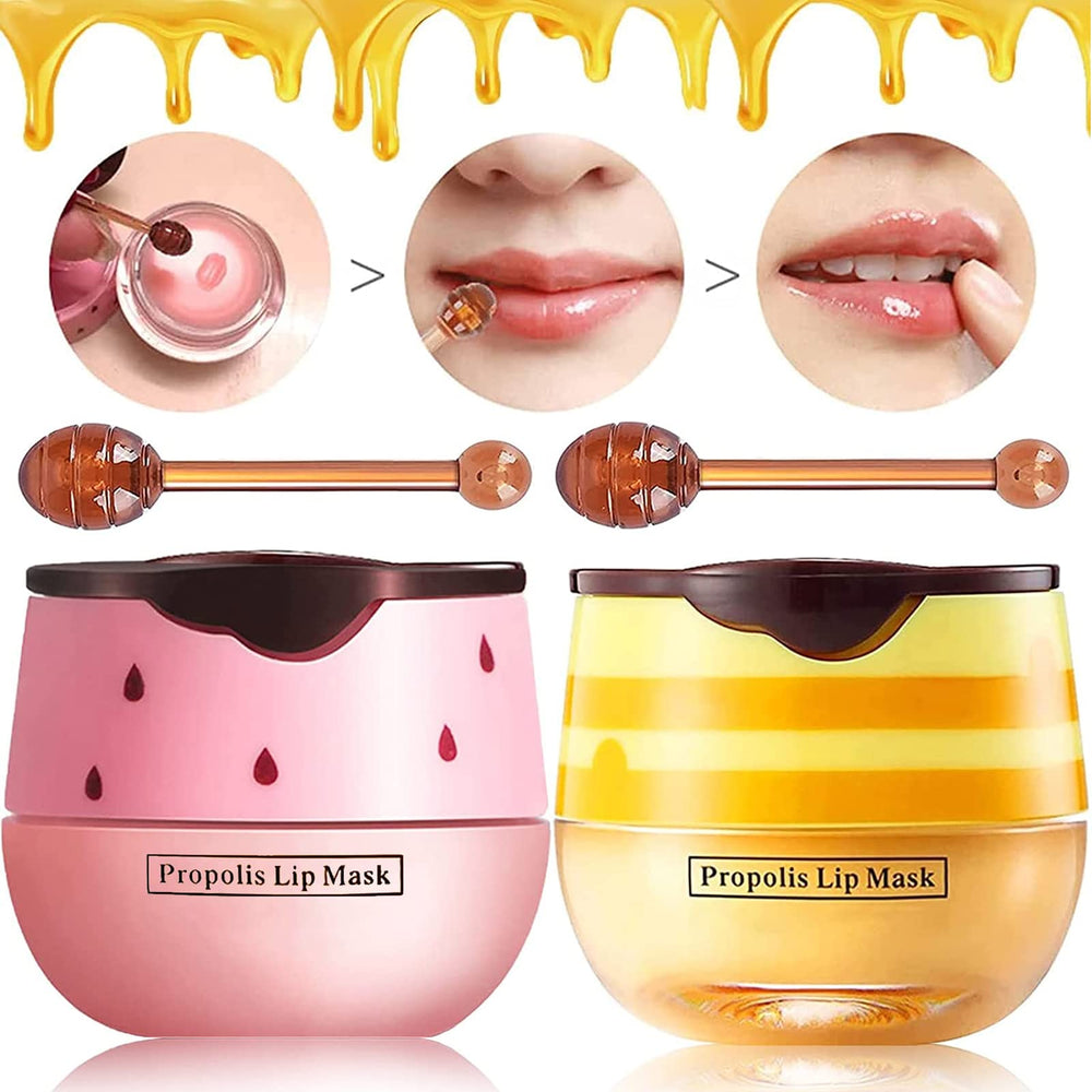Loobexery honey pot front view showing compact travel-friendly design and charm