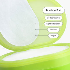 LOOPS pad being swiped on hand demonstrating easy application benefit