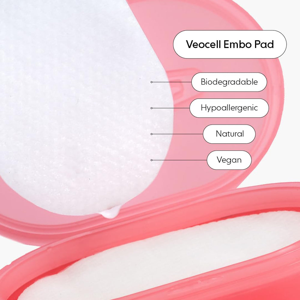 LOOPS pad held in hand to show scale and single-use convenience benefit