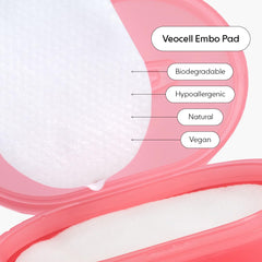 LOOPS pad held in hand to show scale and single-use convenience benefit
