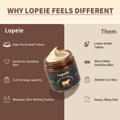 Flat lay of Lopeie ingredients raw honey and olive oil highlighting purity