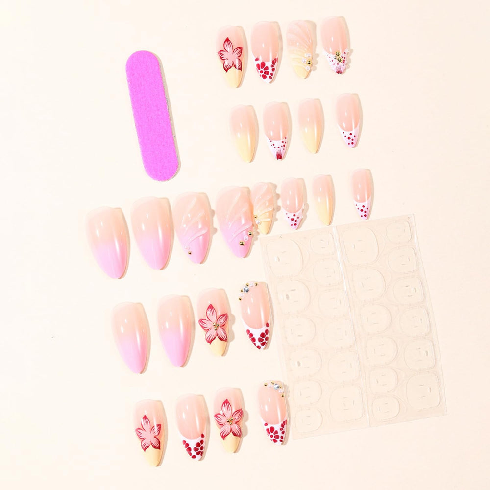 LOPMNGHT adhesive jelly stickers file and wooden stick included for easy at-home application