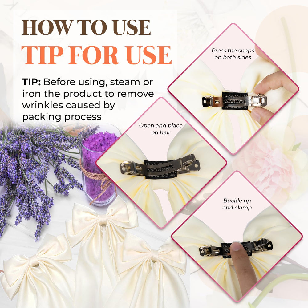 loqpol barrette clip detail showing stainless-steel clip for secure hold