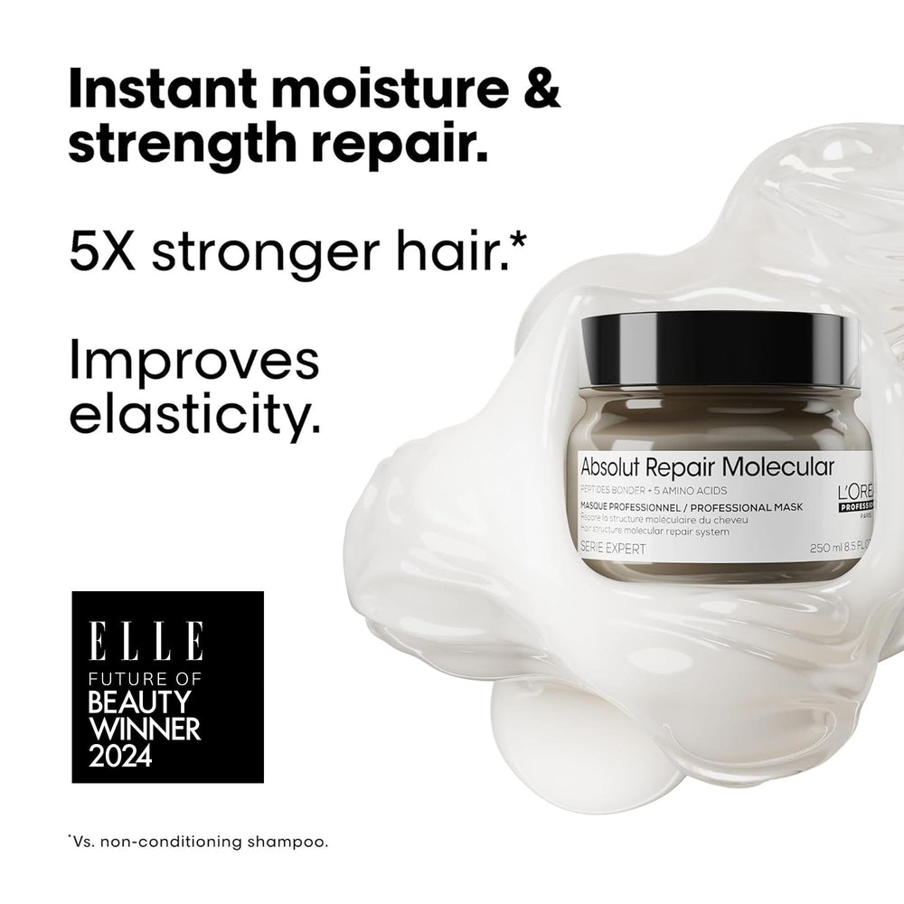 L'Oréal Professionnel Paris creamy texture close-up for fast absorption benefit