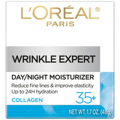 L'Oréal Paris close-up of creamy collagen texture demonstrating smooth hydration