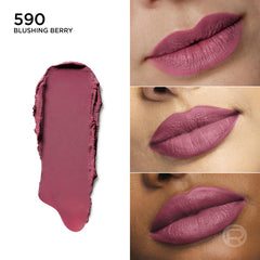 L'Oreal Paris twist-up bullet revealing lipstick shape for precise application